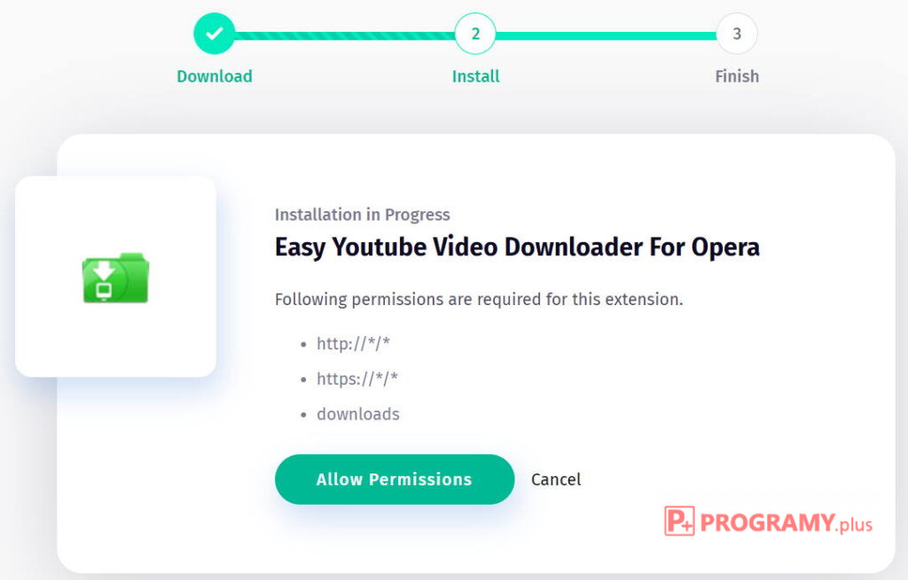 Встановлення YouTube Video Downloader